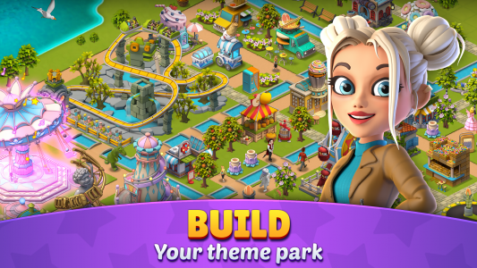 اسکرین شات 1 بازی Roller Coaster Life Theme Park