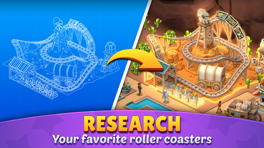اسکرین شات بازی Roller Coaster Life Theme Park 2
