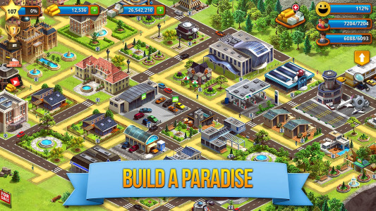 اسکرین شات 2 بازی Tropic Paradise Sim: Town Buil