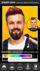 اسکرین شات 6 برنامه Hair Style Maker: Beard Design