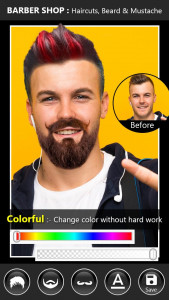 اسکرین شات برنامه Hair Style Maker: Beard Design 6