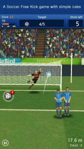اسکرین شات بازی Finger soccer : Football kick 1