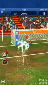 اسکرین شات بازی Finger soccer : Football kick 3