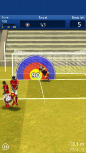 اسکرین شات بازی Finger soccer : Football kick 4