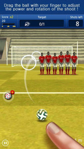 اسکرین شات بازی Finger soccer : Football kick 2