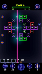 اسکرین شات بازی Brick Breaker Glow 1