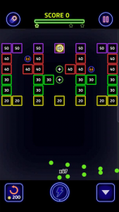 اسکرین شات بازی Brick Breaker Glow 6
