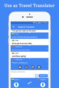 اسکرین شات برنامه Speak and Translate Languages 4