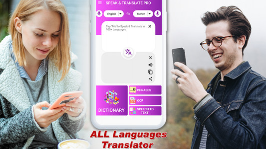 اسکرین شات برنامه Speak and Translate Languages 4