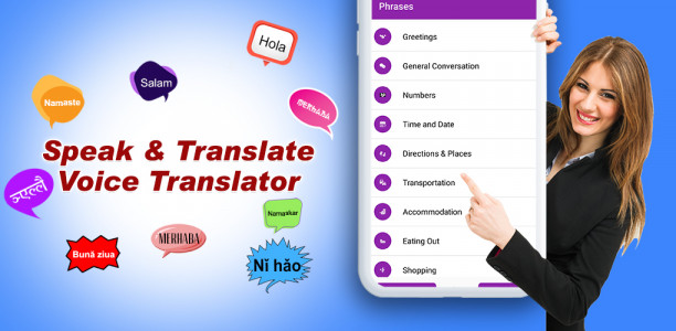 اسکرین شات برنامه Speak and Translate Languages 2