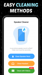 اسکرین شات برنامه Speaker Cleaner Remove Water 1