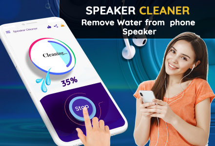 اسکرین شات برنامه Speaker Cleaner App 2