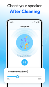 اسکرین شات 5 برنامه Speaker Cleaner - Remove Water