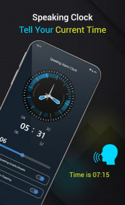 اسکرین شات برنامه Smart Neon Night Voice Clock 5