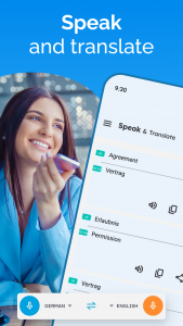 اسکرین شات 1 برنامه Speak and Translate Languages
