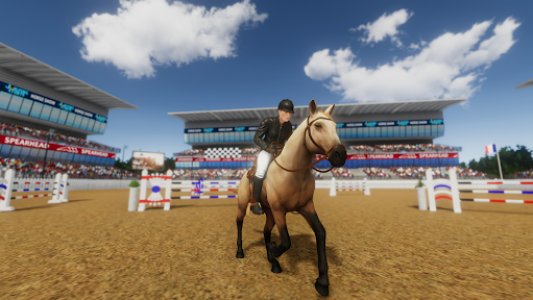 اسکرین شات بازی Real Horse World - Showjumping Stunt Challenge 3D 4