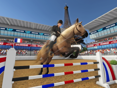 اسکرین شات بازی Real Horse World - Showjumping Stunt Challenge 3D 6