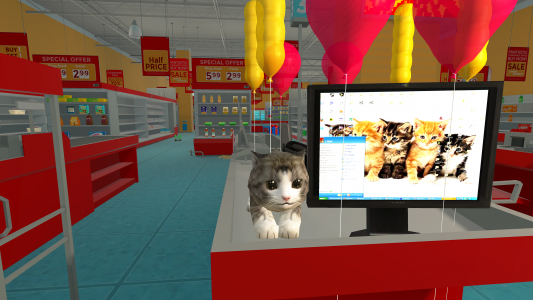 اسکرین شات بازی Kitten Cat Smash Super Market 2