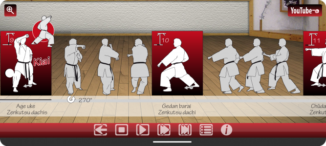 اسکرین شات برنامه ShotokanKata 5