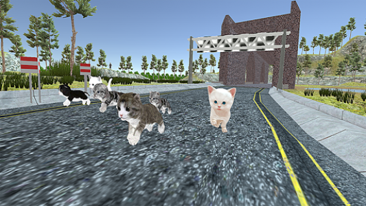 اسکرین شات بازی Kitten Cat Craft Racing:Cute Cat World Tournament 8