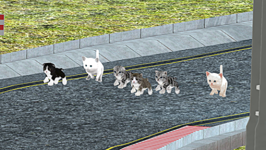 اسکرین شات بازی Kitten Cat Craft Racing:Cute Cat World Tournament 5