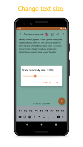 اسکرین شات 5 برنامه SNotes: Speech To Text