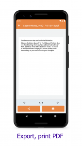اسکرین شات 8 برنامه SNotes: Speech To Text