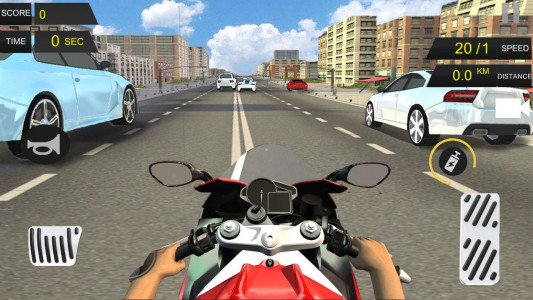 اسکرین شات بازی Speed Moto Rider 5