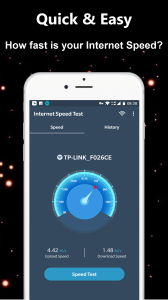 اسکرین شات 2 برنامه WiFi Internet Speed Test