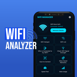 اسکرین شات برنامه WiFi Analyzer - Wifi Password 1