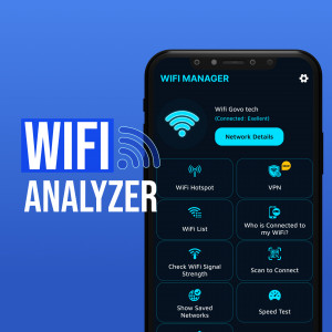 اسکرین شات برنامه WiFi Analyzer - WiFi Password 1