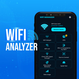 اسکرین شات 1 برنامه WiFi Analyzer, WiFi Speed Test
