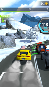 اسکرین شات بازی Turbo Tap Race 1