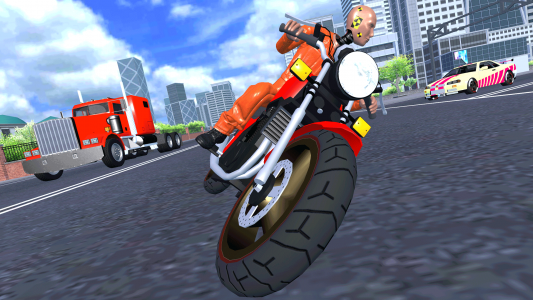 اسکرین شات برنامه Motorcycle Traffic Rider Game 5