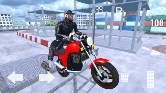 اسکرین شات برنامه Motorcycle Traffic Rider Game 3