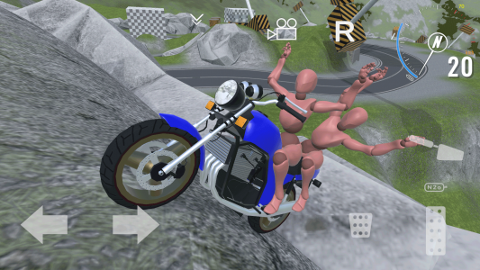 اسکرین شات برنامه Motorcycle Traffic Rider Game 2