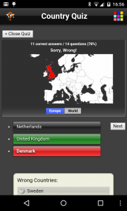 اسکرین شات بازی Country Quiz Lite 3