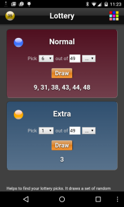 اسکرین شات برنامه Lottery 3
