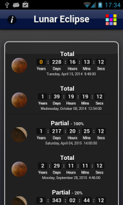 اسکرین شات برنامه Lunar Eclipse Lite 1