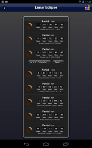 اسکرین شات برنامه Lunar Eclipse Lite 7