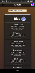 اسکرین شات برنامه Moon Phases 4