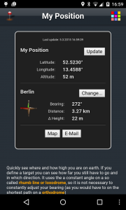 اسکرین شات 5 برنامه My Position Lite