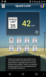 اسکرین شات برنامه Speed Limit Lite 3