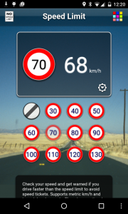 اسکرین شات برنامه Speed Limit Lite 2