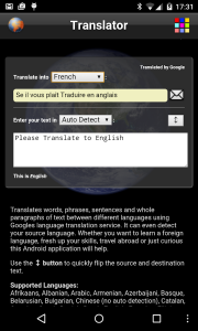 اسکرین شات برنامه Translator 3