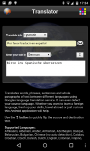 اسکرین شات برنامه Translator 5