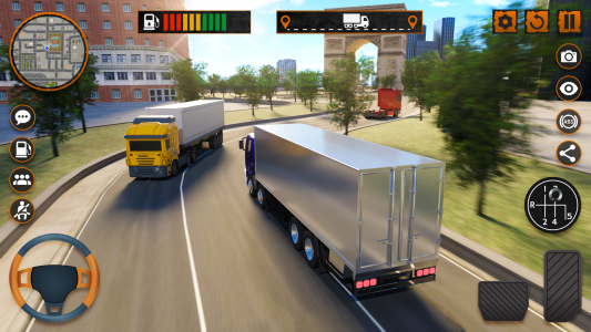 اسکرین شات بازی Truck Simulator: Cars and Road 2