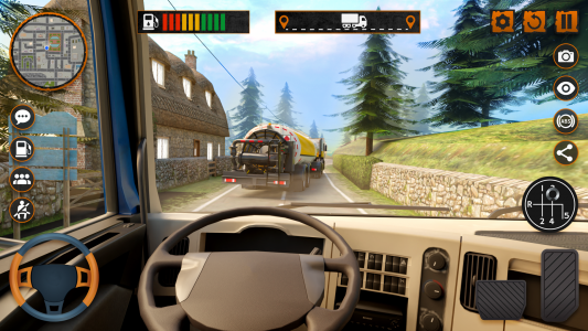 اسکرین شات بازی Truck Simulator: Cars and Road 4