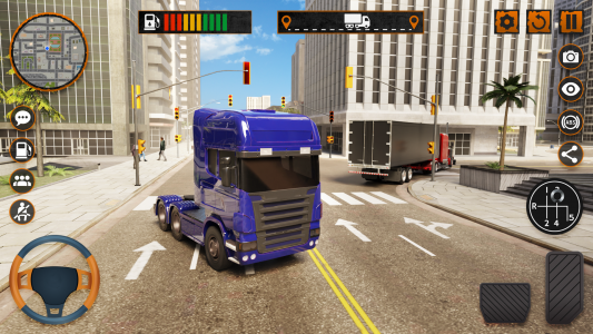 اسکرین شات بازی Truck Simulator: Cars and Road 3