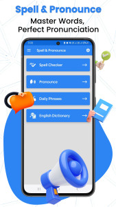 اسکرین شات 1 برنامه Spell & Pronounce words right